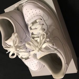 White Air Force 1's